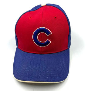 Chicago Cubs MLB Genuine Merchandise Red Blue Vintage Logo One Size Color Block